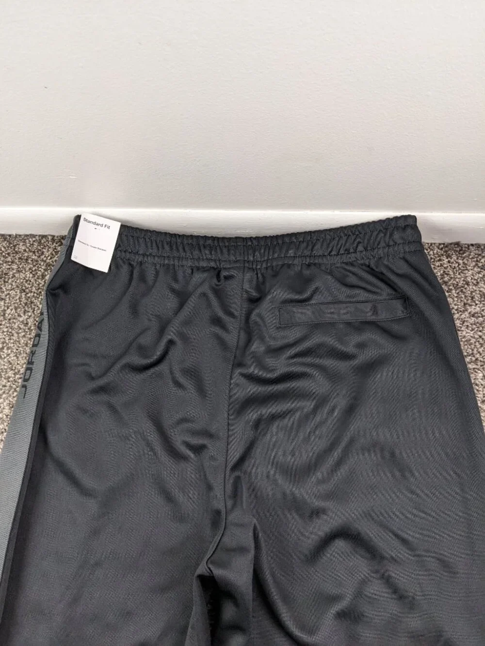 NWT 2025 Air Jordan Essentials Tracksuit Pants Mens XL Black Grey HF9341-010